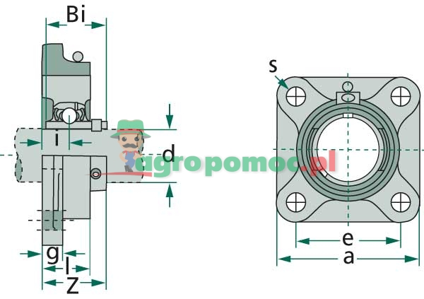 Flanged bearing unit | zdjęcie nr 2